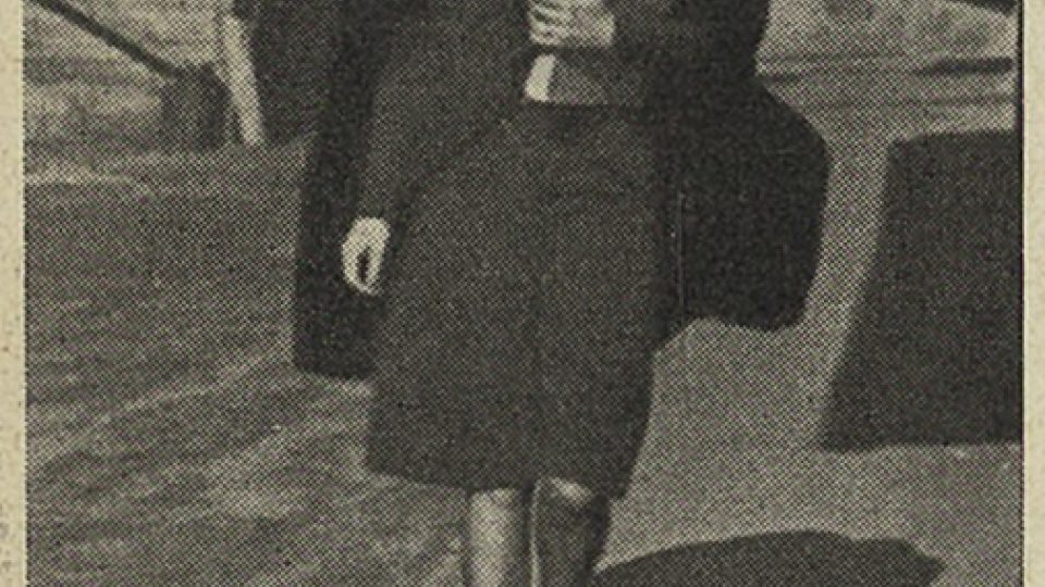 Věra Ferbasová v Hostivaři, 1941